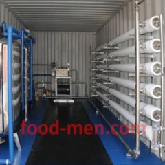 Mobile Drinking Water RO Purification Treatment Equipment at Container