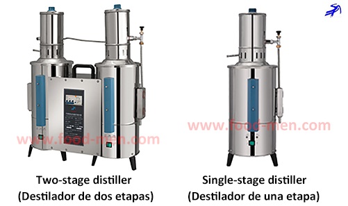 Picture of the EWD laboratory electric heating water distillers