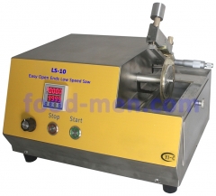 LS-10 Cans Lids Precise Cutting Machine - Easy Open Ends Low Speed Saw